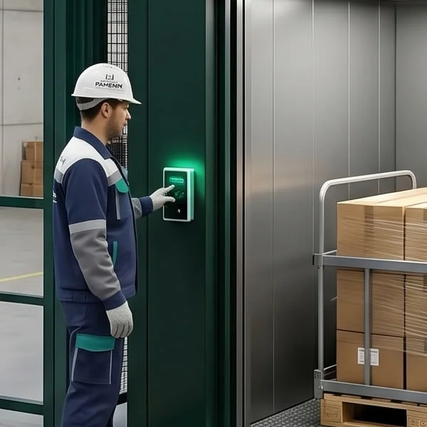 Control de accesos y trazabilidad de movimientos en un ascensor industrial con permisos de uso y supervisión operativa en Bogotá y Colombia