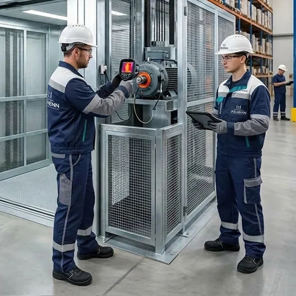 Diagnóstico predictivo de componentes para anticipar mantenimiento en ascensores industriales en Bogotá y Colombia
