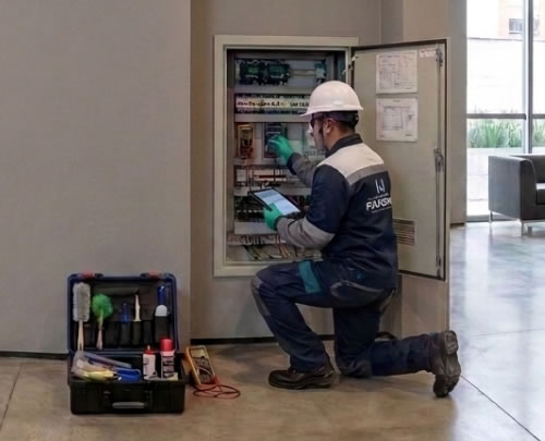 Proteja hoy su inversión con mantenimiento preventivo de ascensores, revisiones periódicas y atención técnica especializada de Ascensores Fahenn en Bogotá y toda Colombia