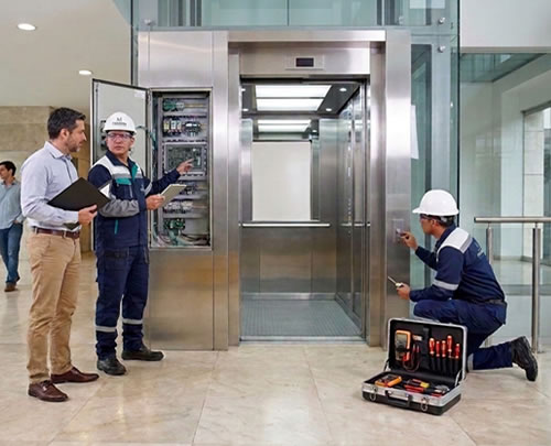 Recupere la operación segura de su ascensor con diagnóstico, reparación y servicio técnico especializado; solicite atención de Ascensores Fahenn en Bogotá y toda Colombia