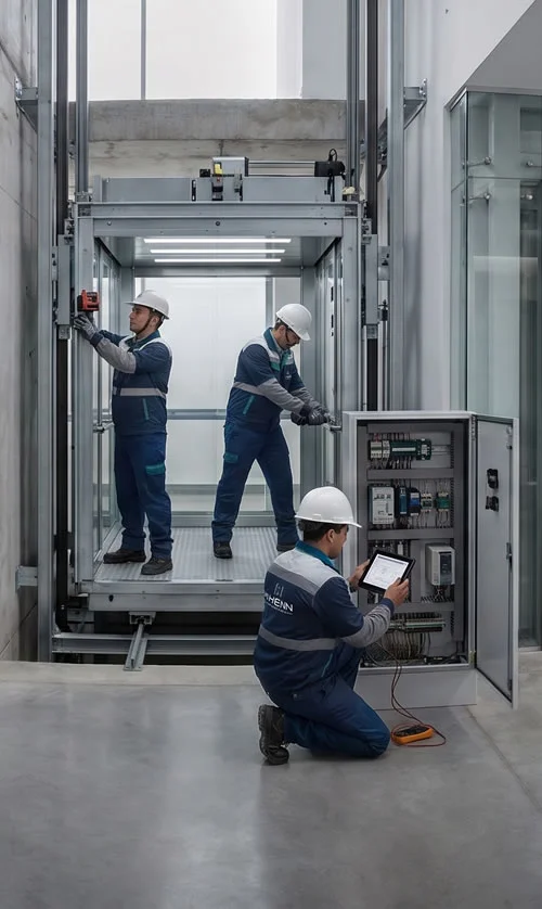 Descubra cómo Ascensores Fahenn integra diagnóstico técnico, diseño aplicado, fabricación, instalación, pruebas y puesta en marcha para convertir su proyecto en una solución de movilidad vertical segura, moderna y confiable; solicite hoy asesoría especializada para su ascensor en Bogotá, Colombia