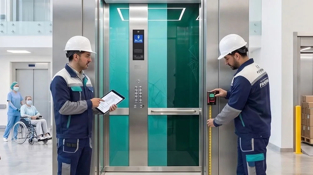 Descubra soluciones de ascensores para industrias y plantas de producción con capacidad, seguridad y soporte técnico especializado de Ascensores Fahenn en Bogotá y Colombia