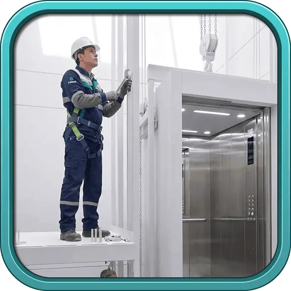 Descubra la instalación profesional de ascensores para personas con montaje seguro y especializado de estructura, cabina, guías, accesos y controles en Bogotá y Colombia.