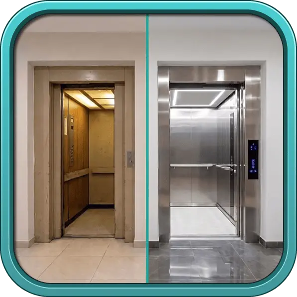 Renueve ascensores y cabinas con sistemas de control, iluminación, accesos, componentes y acabados modernos de alta calidad que mejoran el desempeño en Bogotá y Colombia.